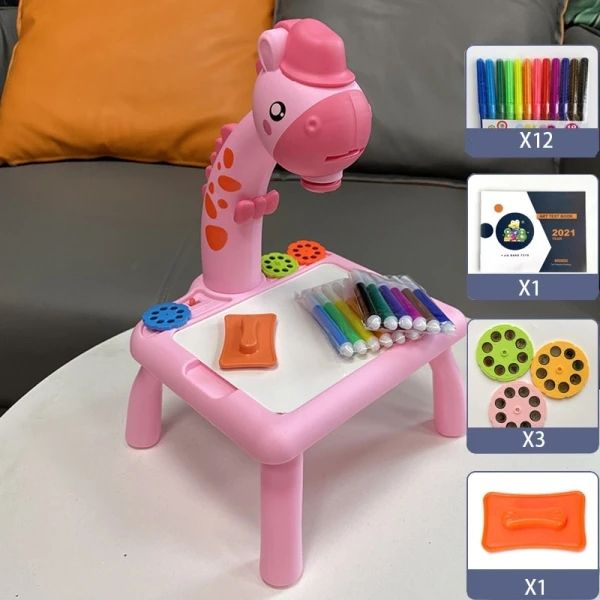 Projection Printing with 12 Colors For Kids!