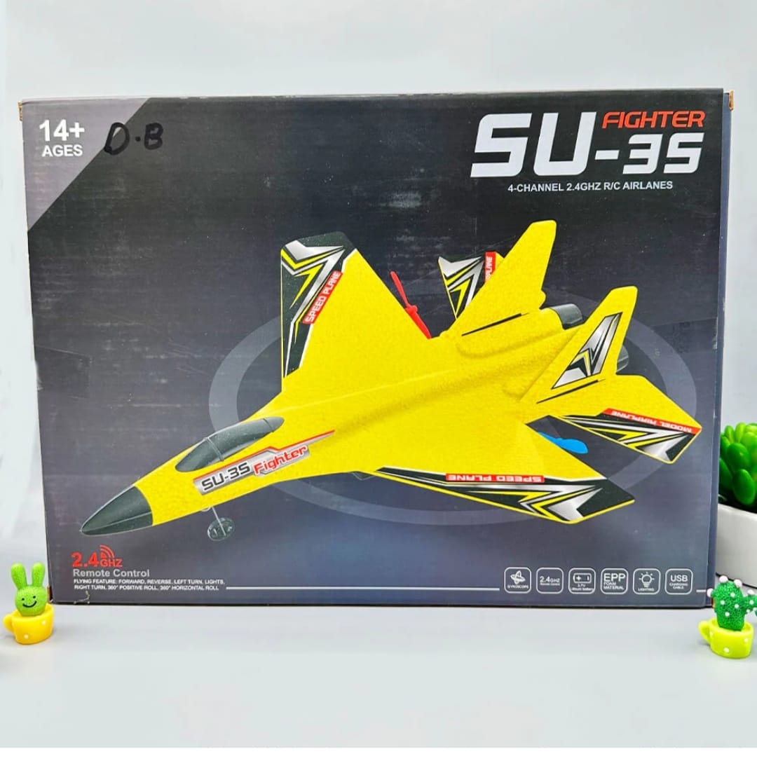 🛩️ SU-35 Remote Control Flying Fighter plane Toy for Kids ✈️🔥