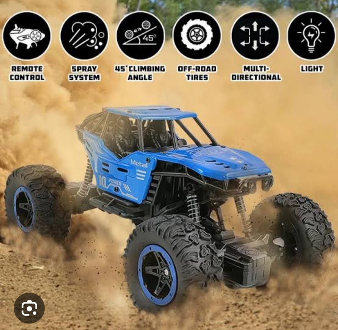 🌟 “High-Speed Cross Country Rock Climber RC Car!